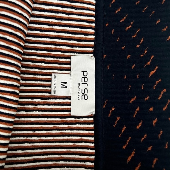 Per se navy asymmetrical knit skirt - Picture 6 of 6